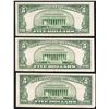 Image 2 : Lot of (3) 1953B $5 Legal Tender Notes