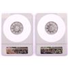 Image 2 : Lot of (2) 2019Mo Mexico 2 Onza Libertad Silver Coins NGC MS69 Early Releases