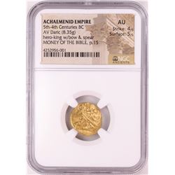 Achaemenid Empire 5th-4th Century BC Daric Ancient Gold Coin NGC AU Money of the Bible