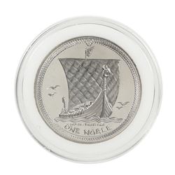 1986 Proof Isle of Man Noble 1 Oz. Platinum Coin