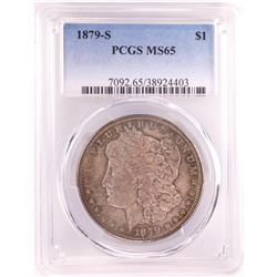 1879-S $1 Morgan Silver Dollar Coin PCGS MS65