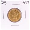 Image 1 : 1897 $5 Liberty Head Half Eagle Gold Coin