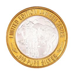 .999 Fine Silver Bartholomew Bat Masterson $10 Limited Edition Gaming Token