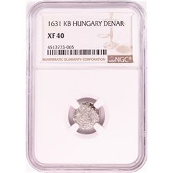 1631 KB Hungary Denar 'Madonna and Child' Coin NGC XF40