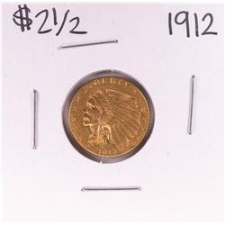 1912 $2 1/2 Indian Head Quarter Eagle Gold Coin