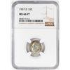 Image 1 : 1957-D Roosevelt Dime Coin NGC MS66FT