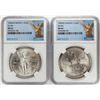 Image 1 : 1983-1984Mo Mexico 1 Onza Libertad Silver Coins NGC MS65