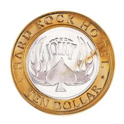 .999 Fine Silver Hard Rock Hotel & Casino Las Vegas $10 Limited Edition Gaming Token