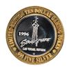 Image 1 : .999 Silver Stratosphere Las Vegas, NV $10 Casino Limited Edition Gaming Token