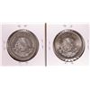 Image 2 : Lot of 1947-1948 Mexico Cuauhtemoc Cinco Pesos Silver Coins