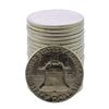 Image 2 : Roll of (20) Brilliant Uncirculated 1963 Franklin Half Dollar Coins