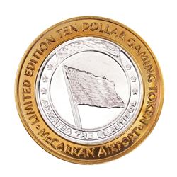 .999 Silver McCarran International Airport Las Vegas, NV $10 Limited Casino Token