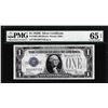 Image 1 : 1928B $1 Silver Certificate Note Fr.1602 PMG Gem Uncirculated 65EPQ