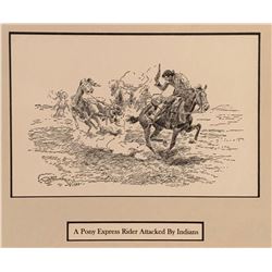 Charles M. Russell - Collection of 2 reproduction line engravings