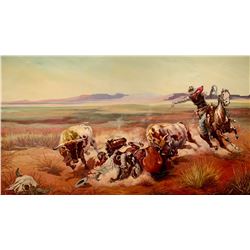 Franz Trevors (1907–1980) - After C.M. Russell's A Strenous Life, 1901