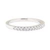 Image 1 : 0.15 ctw Diamond Ring - 18KT White Gold