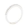 Image 4 : 0.15 ctw Diamond Ring - 18KT White Gold