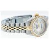 Image 5 : Rolex Ladies 2 Tone 14K MOP String Diamond Datejust Wristwatch