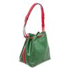Image 3 : Louis Vuitton Green Red Epi Leather Noe PM Drawstring Shoulder Bag