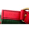 Image 6 : Louis Vuitton Green Red Epi Leather Noe PM Drawstring Shoulder Bag