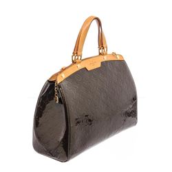Louis Vuitton Amarante Vernis Leather Brea MM Satchel Bag