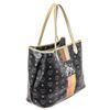 Image 3 : MCM Black Visetos Coated Canvas Leather Tote Bag