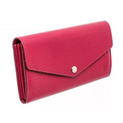 Louis Vuitton Fuschia Epi Leather Sarah Wallet