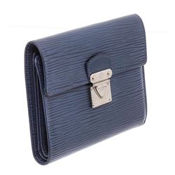 Louis Vuitton Blue Epi Leather Koala Wallet