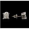 Image 2 : 1.64 ctw Diamond Earrings - 14KT White Gold