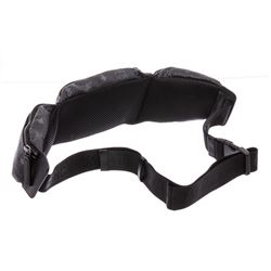 MCM Black Visetos Coated Canvas Large Jemison Sling Bag