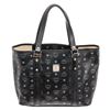 Image 2 : MCM Black Visetos Coated Canvas Large Tote Bag