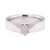 Image 2 : 0.50 ctw Diamond Solitaire Ring - 14KT White Gold