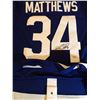 Image 2 : AUSTON MATHEWS SIGNED ADIDAS PRO MAPLE LEAFS JERSEY ( FANATICS COA)