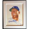 Image 1 : MICKEY MANTLE Signed 8X10 LIMITED EDITION by RON LEWIS (SCOREBOARD COA)