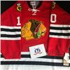 Image 3 : DENNIS HULL SIGNED BLACK HAWKS JERSEY (AJ SPORTS COA)