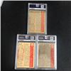 Image 2 : 1952 TOPPS GRADED BASEBALL CARD LOT (PSA GRADED)