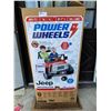 Image 1 : BNIB Jeep Wrangler Power Wheels. Box is a bit Ruff, but New..