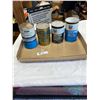 Image 2 : Lot of 4 Vintage Oil Cans and Tins