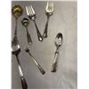 Image 2 : Nice Lot of Silverware Serving Forks,Spoons, Pickleforks Silver Plated