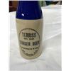 Image 2 : Old Terris Blue & White Ginger Beer Bottle. Bottle, St. John,NB
