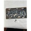 Image 2 : 1943 Saskatchewan License Plate