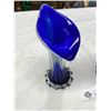 Image 2 : 2 Calla Lilly Handcrafter Glass Vases