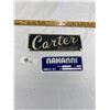 Image 2 : Lot of 2 Vintage Truck Badges Carter and Nahani