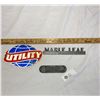 Image 1 : Lot o f 2 Emblems and 1 Plate . Maple Leaf, Utility and Dodge Truck Serial No. Plate