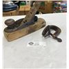 Image 1 : Small Vintage Vise Shaler 5 minute Vulcanizer Plus an Old Wood Plane