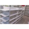 Image 3 : 1 Frestanding Metal Shelving Unit w/ Removable End Shelves 9ft, 2 Inches Long, 1ft Depth on Each Sid