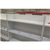 Image 8 : 1 Frestanding Metal Shelving Unit w/ Removable End Shelves 9ft, 2 Inches Long, 1ft Depth on Each Sid