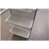 Image 8 : 1 Freestanding Metal Shelving Unit w/ Removable End Shelving 37"W x 22.5"D x 62"H