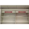 Image 2 : 2 Sections of Metal Wall-Mount Shelving (Each Section 37"W x 16"D x 10ft Tall)