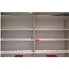 Image 3 : 2 Sections of Metal Wall-Mount Shelving (Each Section 37"W x 16"D x 10ft Tall)